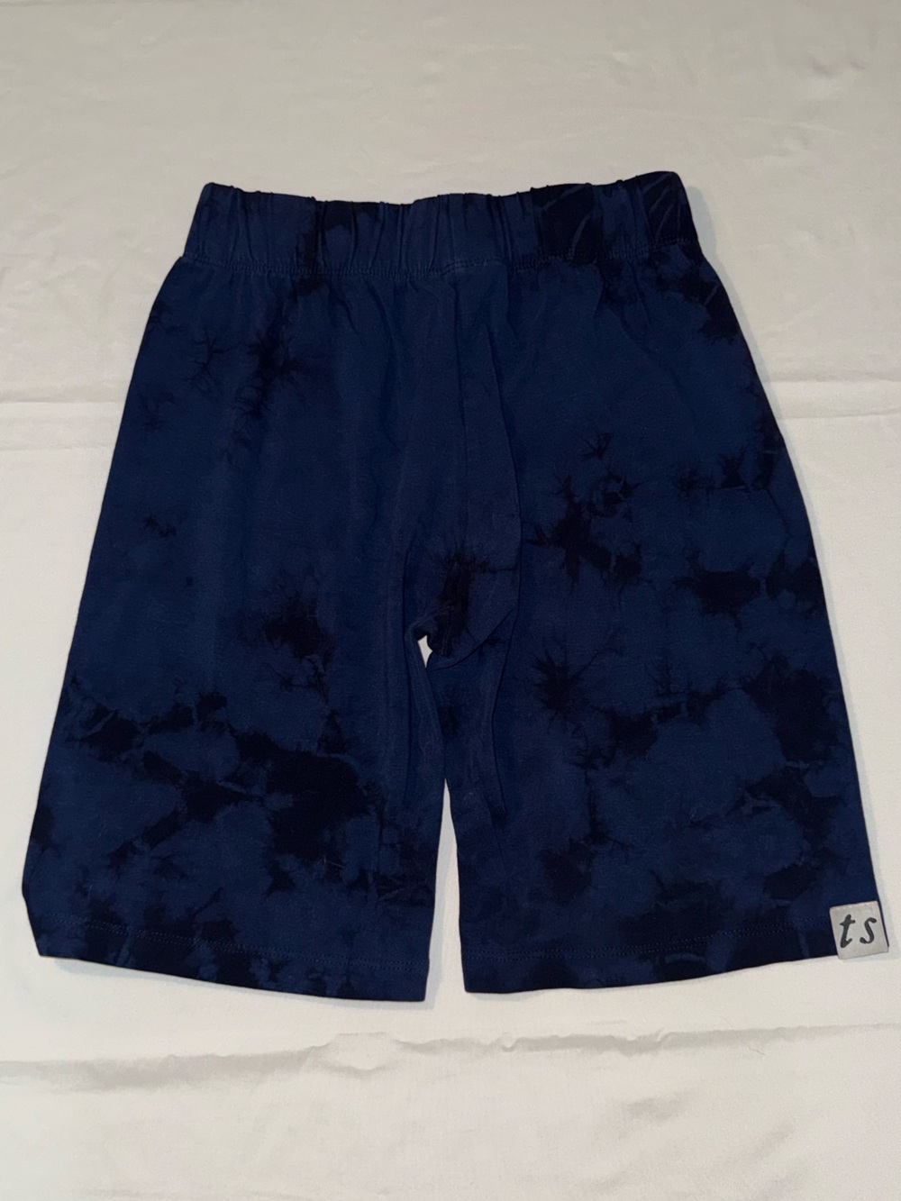 Taylor Swift Dark Blue Tie-Dye Bike Shorts